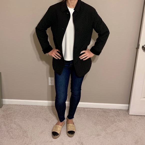 Classic Quilted Barn Riding Coat Vintage Small XS - Picture 12 of 14